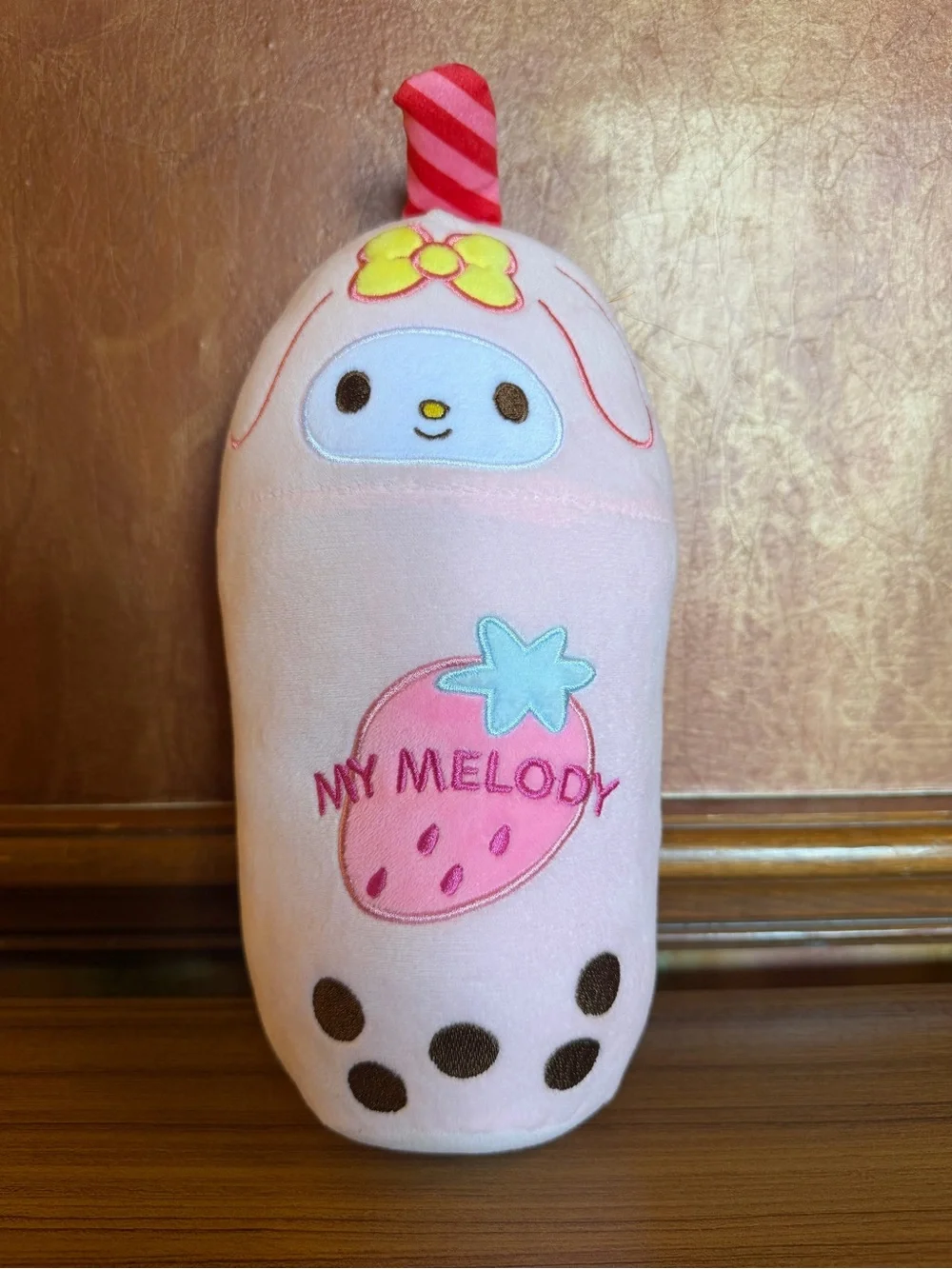 Sanrio Fiesta My Melody Boba Tea Plush Stuffed Animal 10 Inch Pink Cup 2022